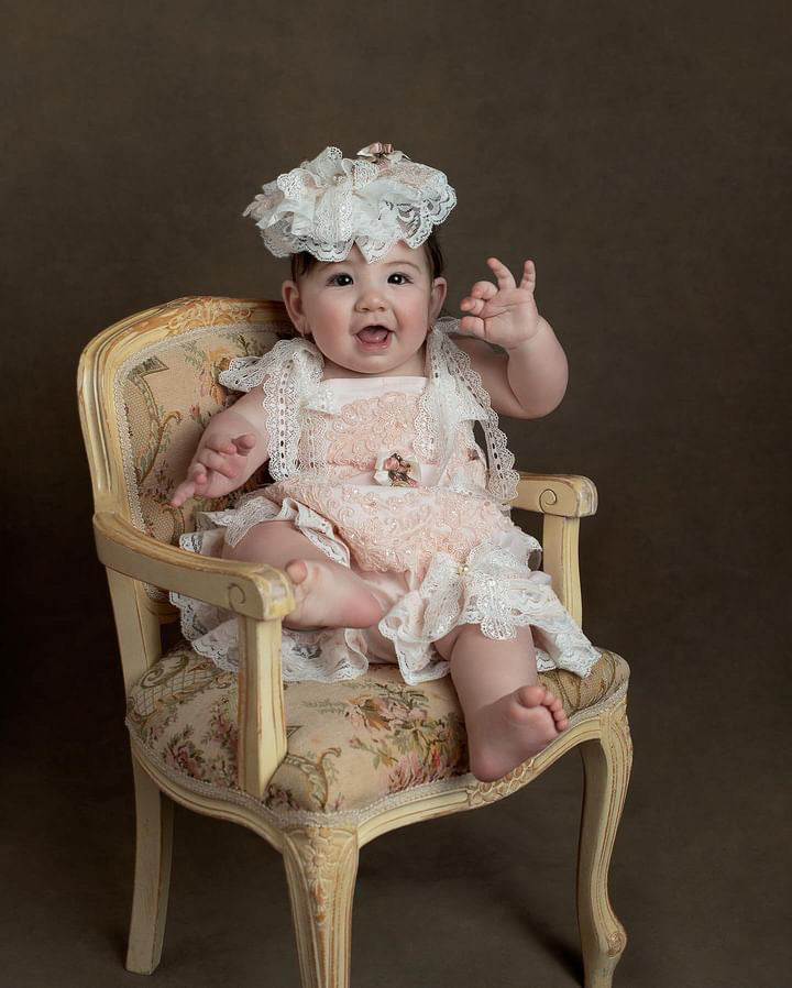 The Pink Lace Bloomer Set